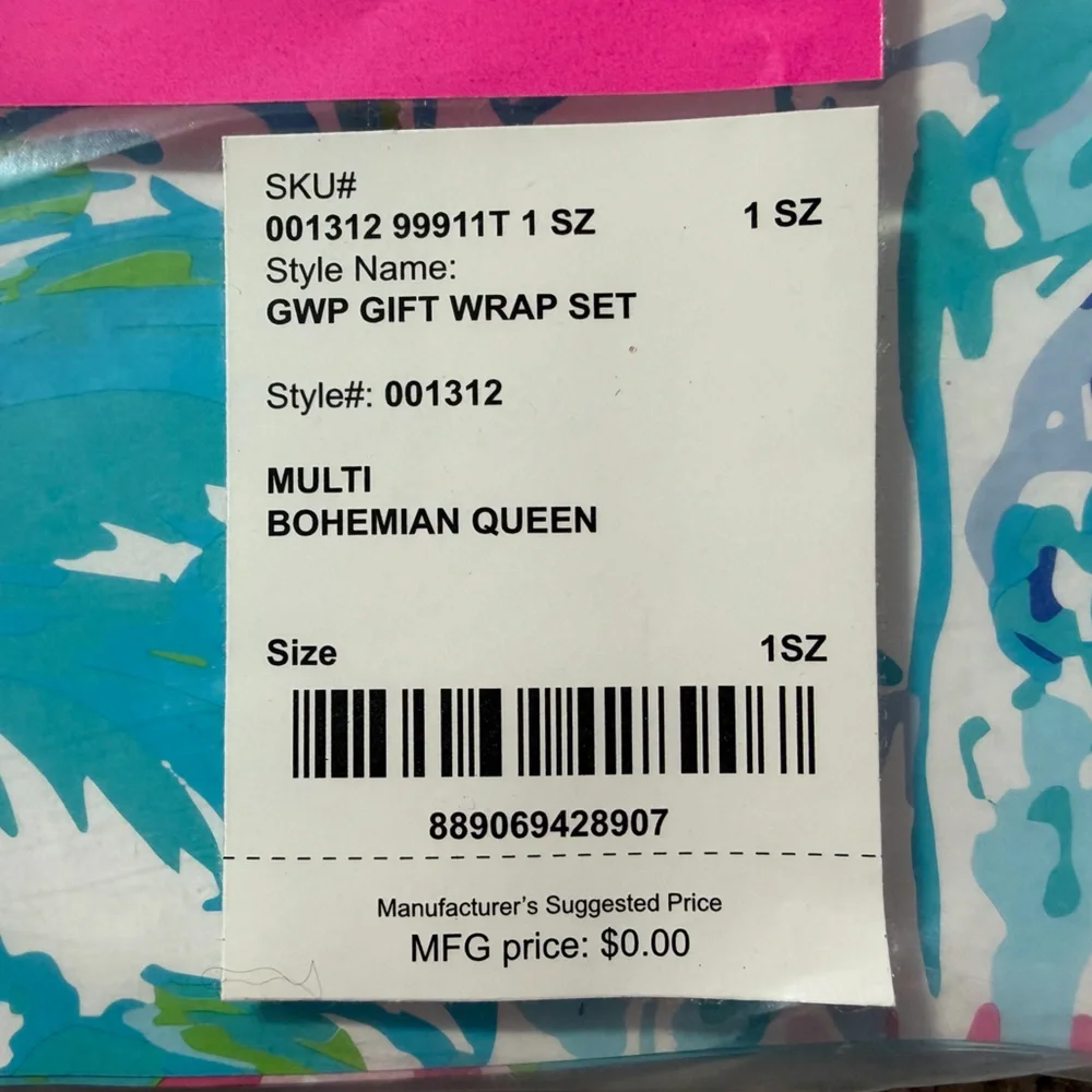 Lilly Pulitzer Multi Bohemian Queen Gift Wrap Set